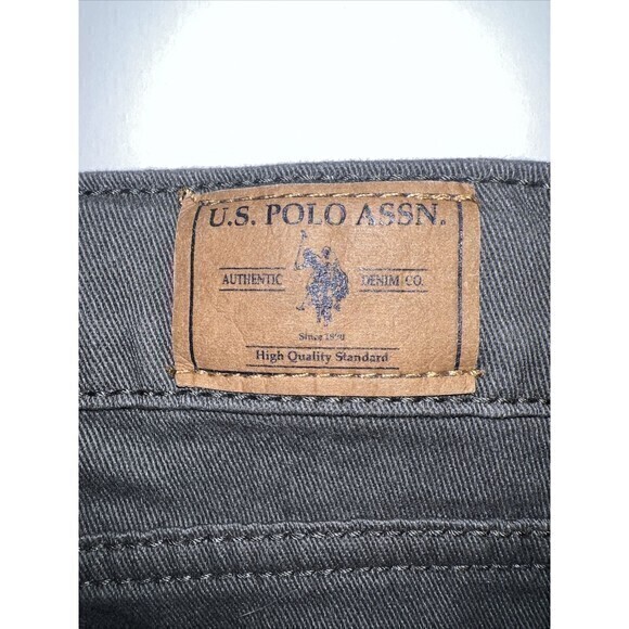 U.S. Polo Assn Boys Straight Twill Pants Size 14 Color Forged Iron‎ Gray - Picture 3 of 9